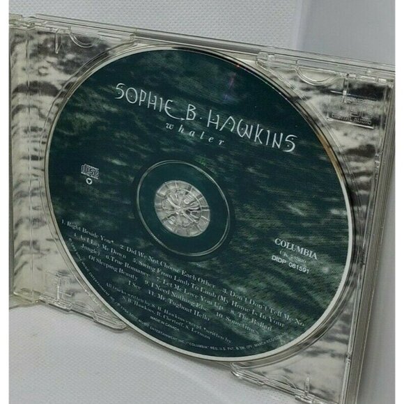 Whaler by Sophie B. Hawkins CD 1994 - Columbia Records, No Scratches, Excellent - Picture 5 of 10